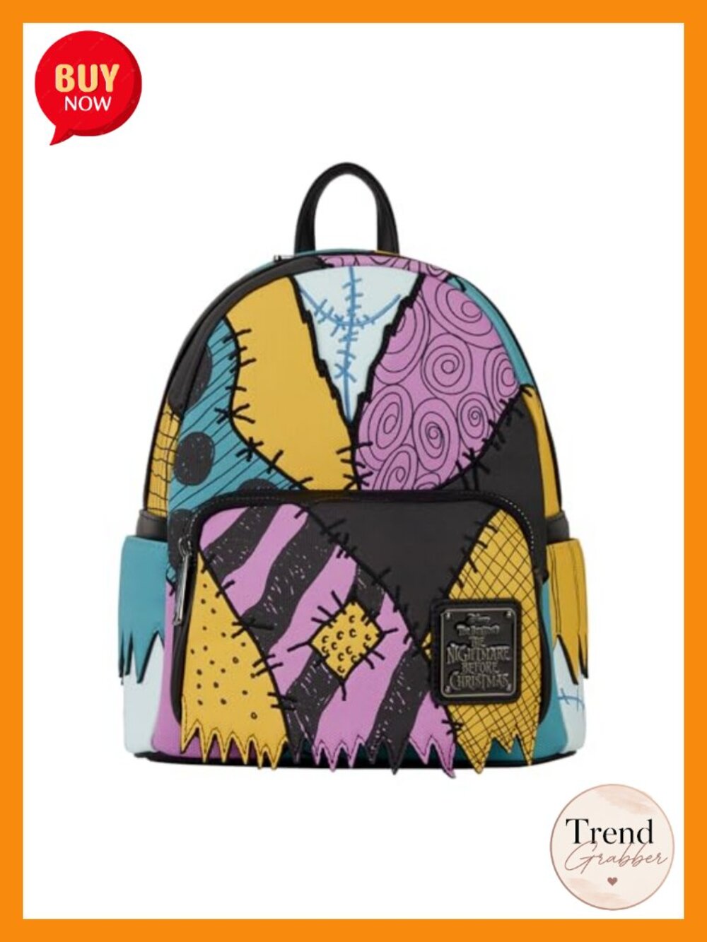 Loungefly Disney Nightmare Before Christmas Sally Mini Backpack Faux Leather
